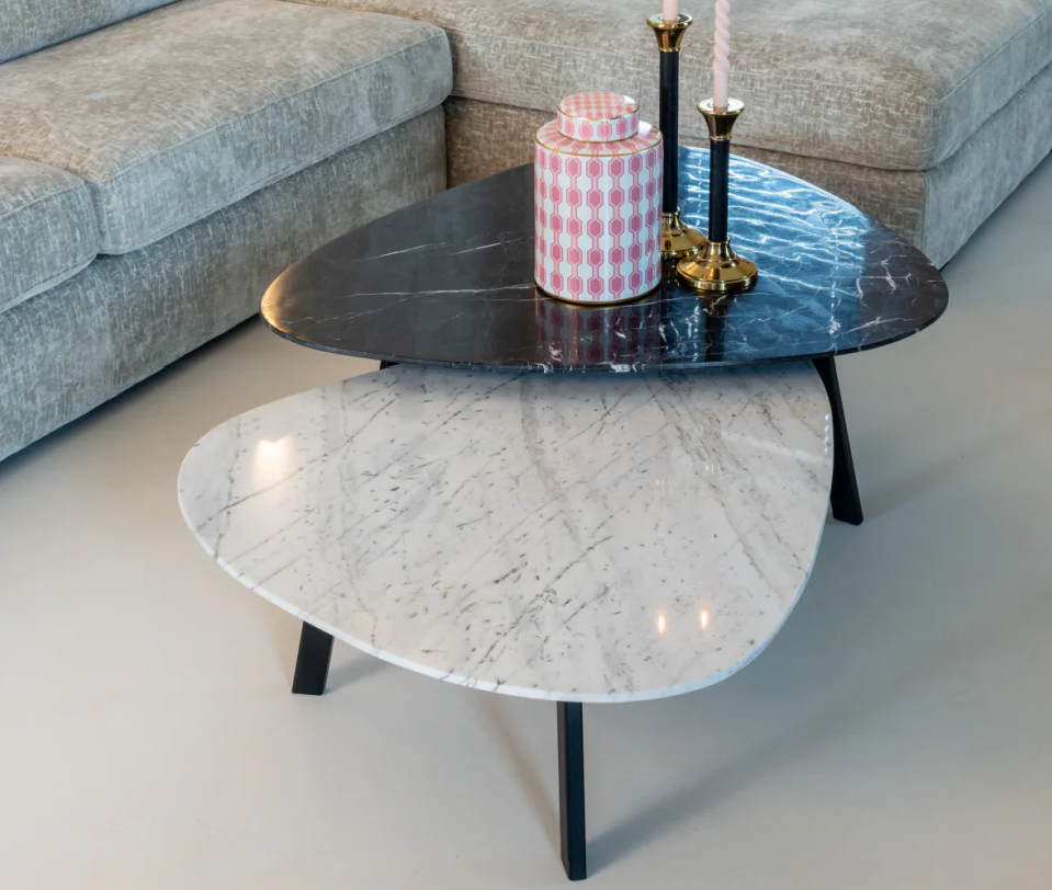 Marble Top Coffee Table Set | OROA Trocadero