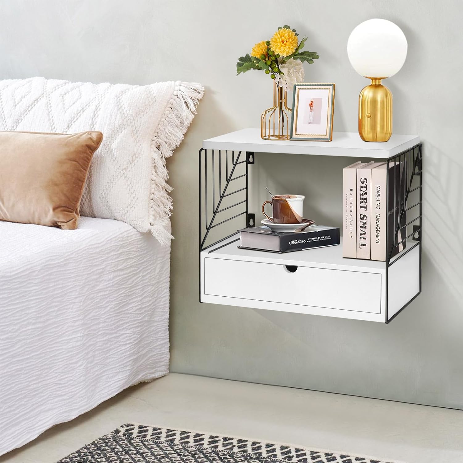 Unistyle Floating Nightstand With Drawer