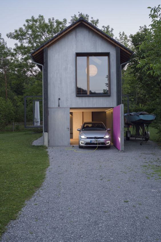 tiny house on top of the garage