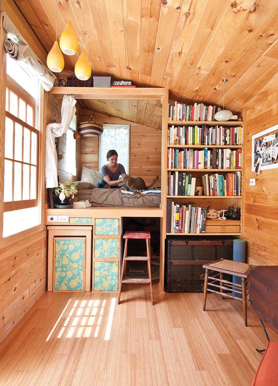 tiny house with loft
