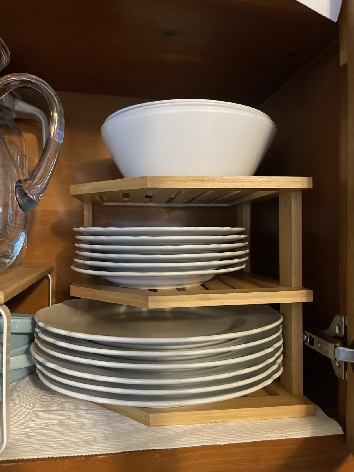 Corner Cabinet Organizer Shelf