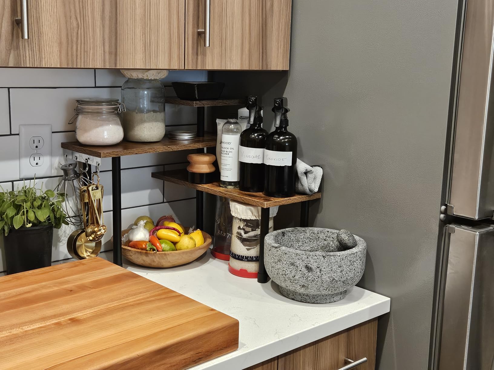 Corner Countertop Shelf