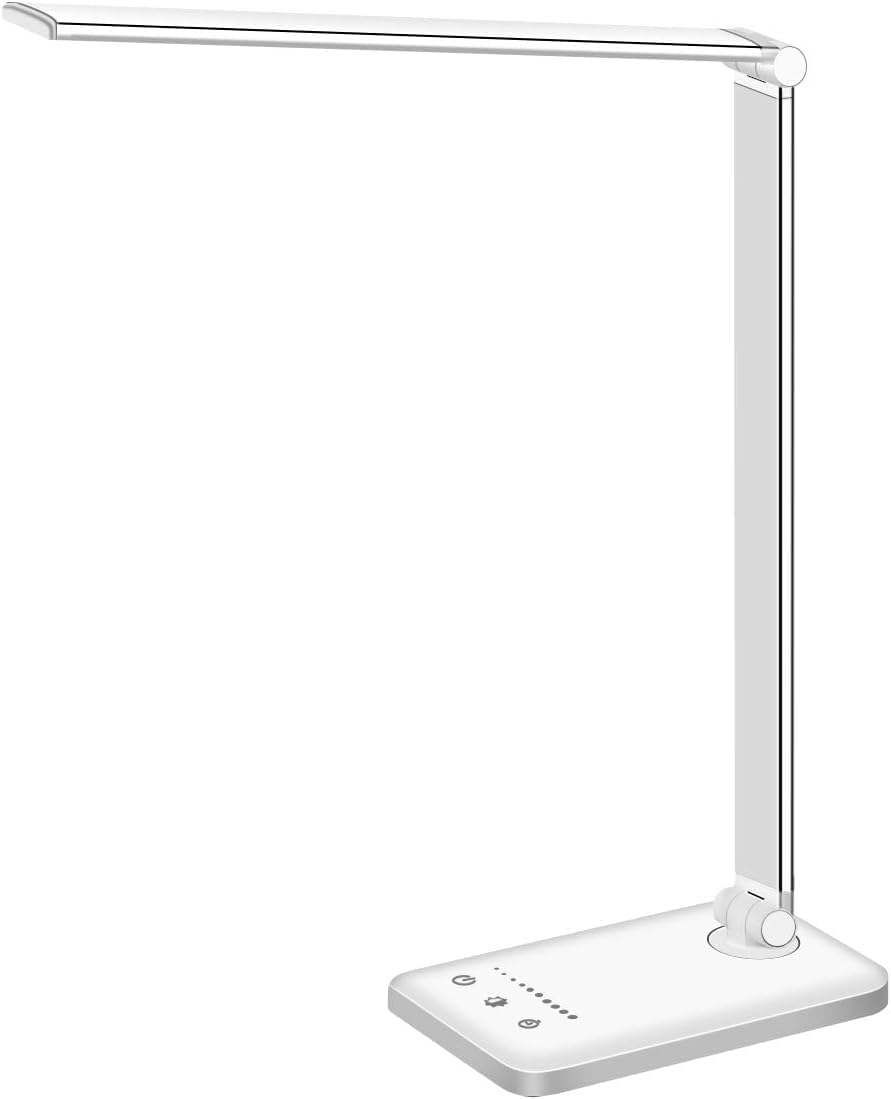White Crown LED Desk Lamp