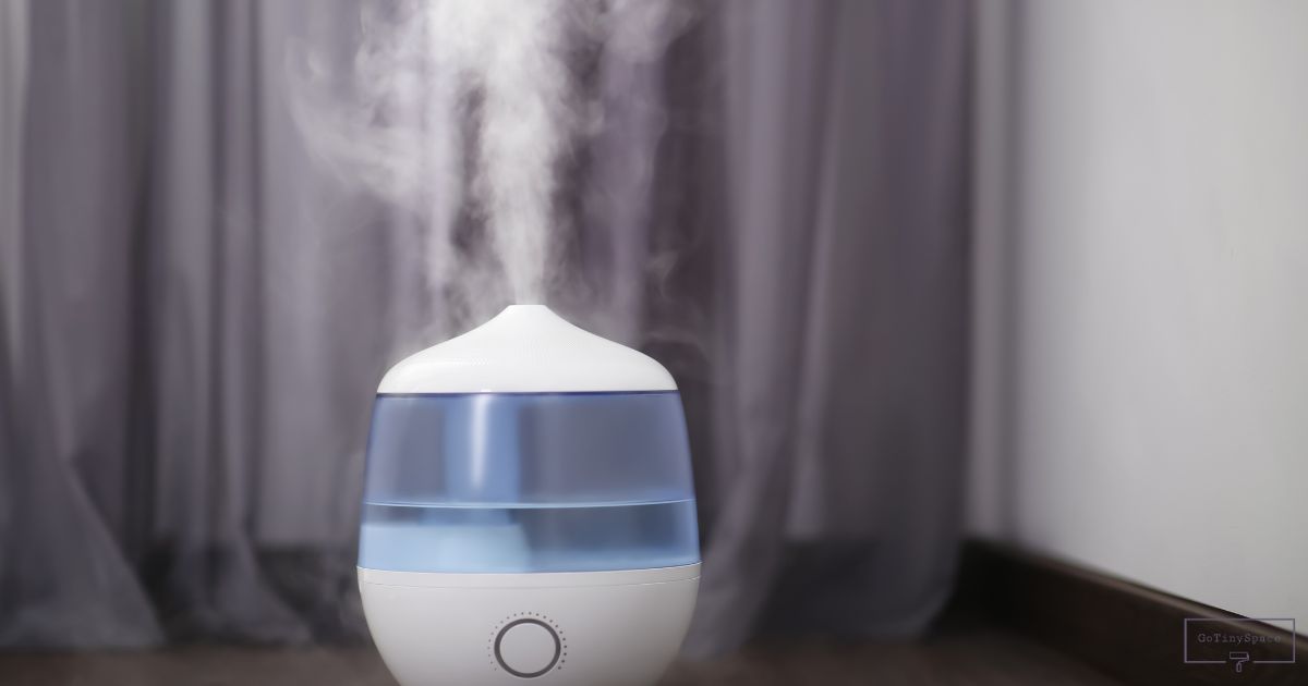 Humidifier in a room