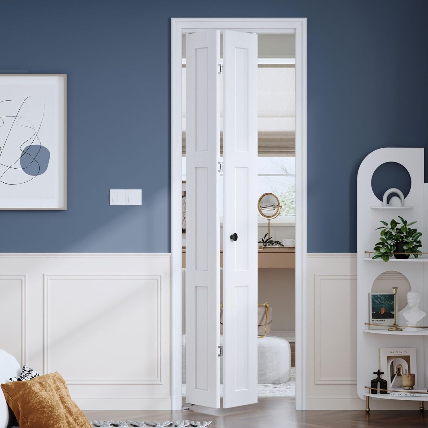 Preassembled White Bifold Doors