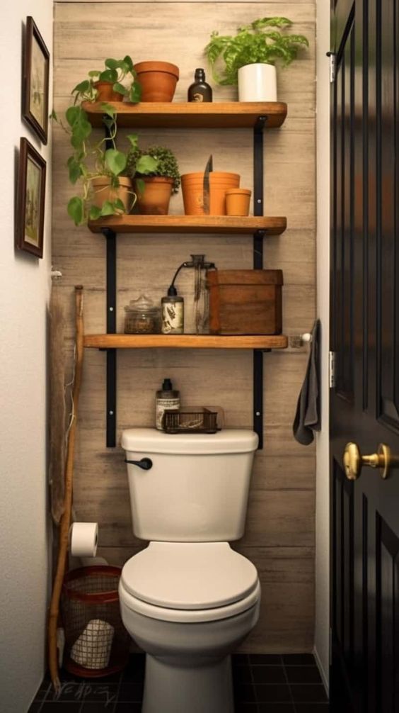 Shelves Over the Toilet
