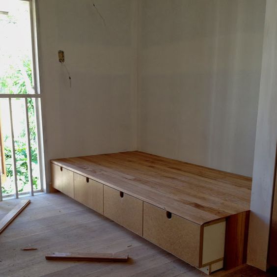 bed with storage