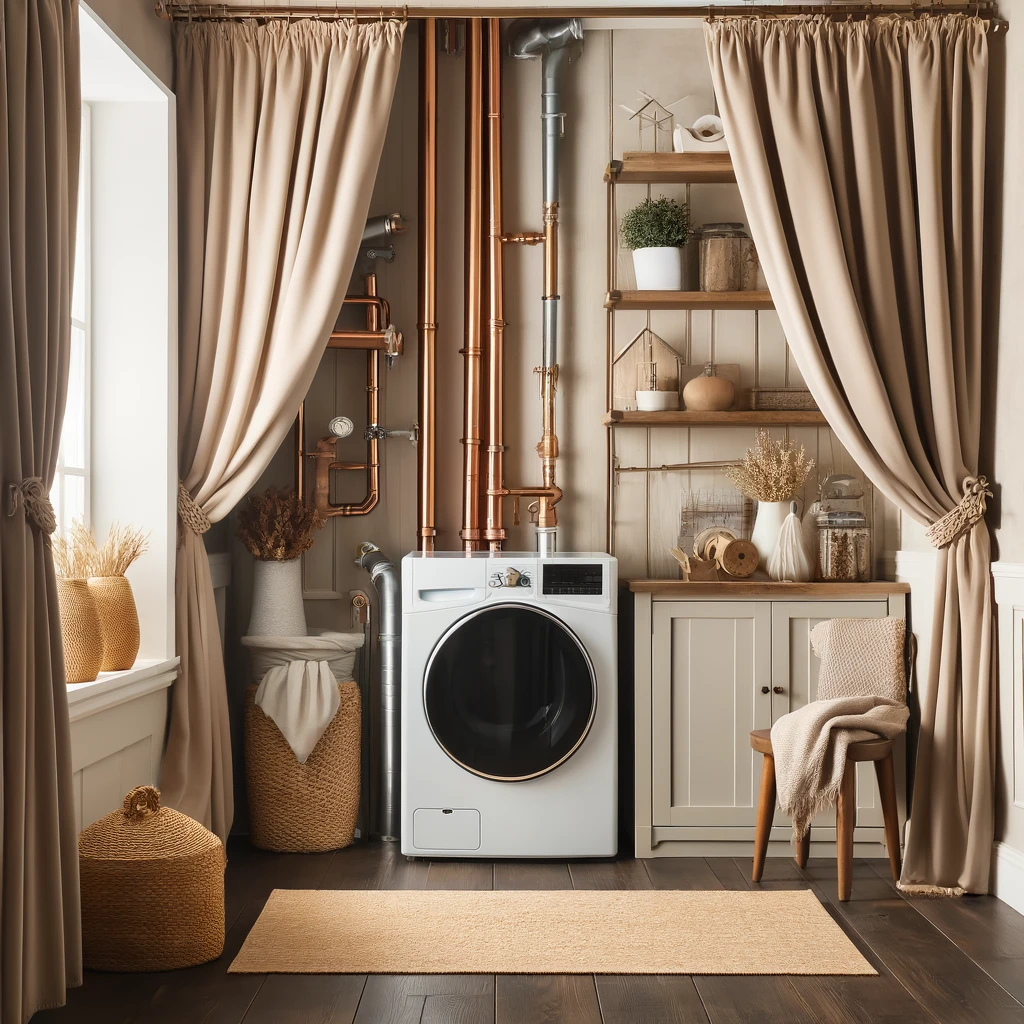 10 Clever Ideas on How to Hide Laundry Room Plumbing - GoTinySpace