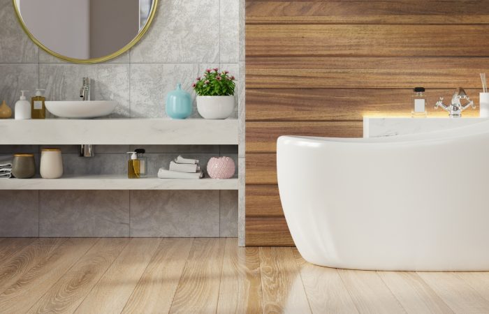 21 Designer Small Bathroom Accent Wall Ideas