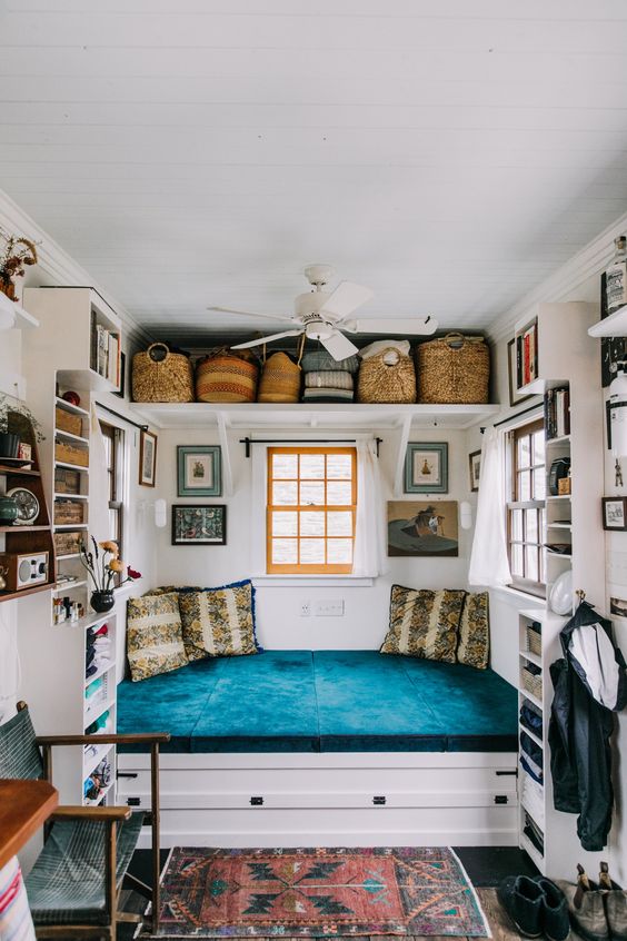 well-organized shelves