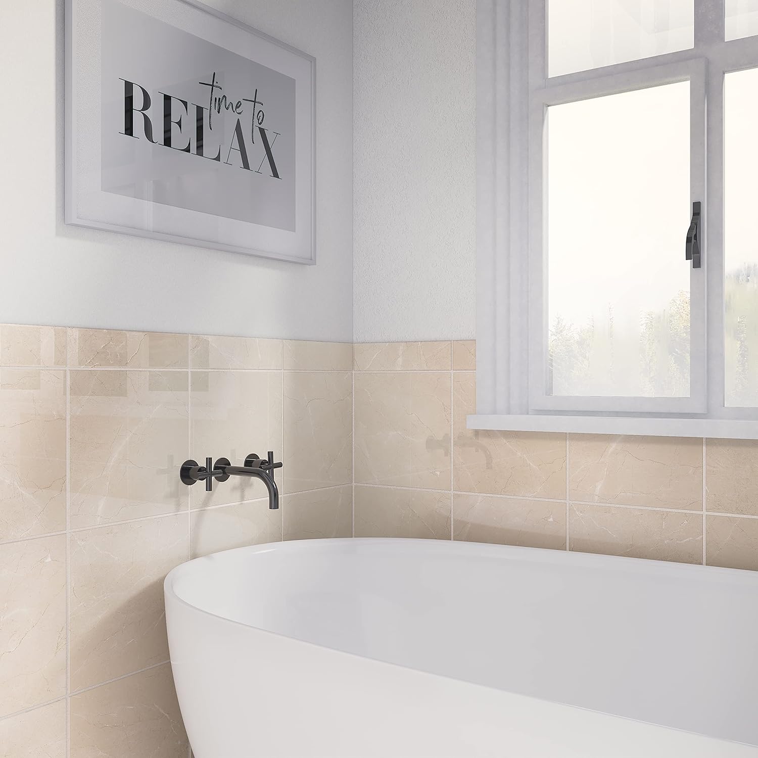 Marble Effect Porcelain Tiles design