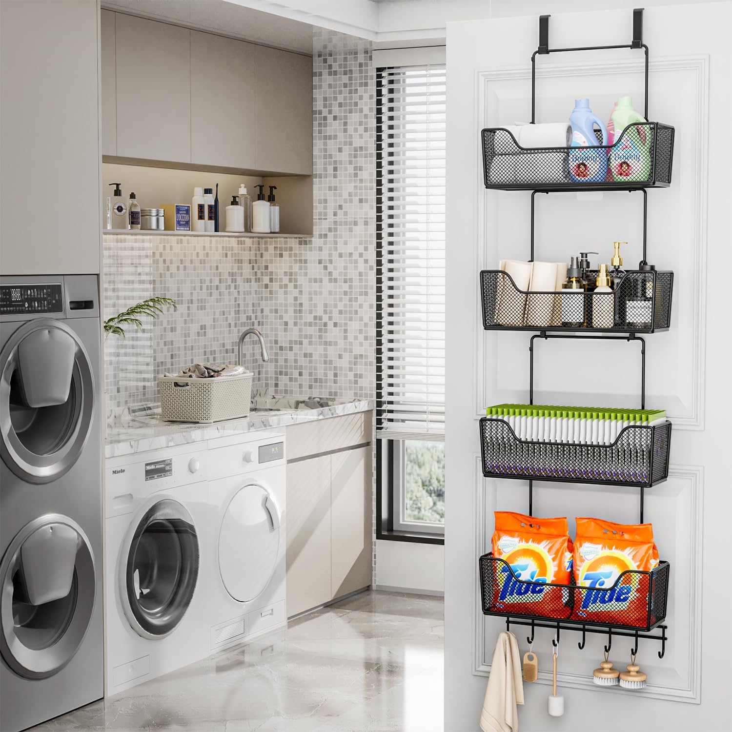 bathroom over the door organizer