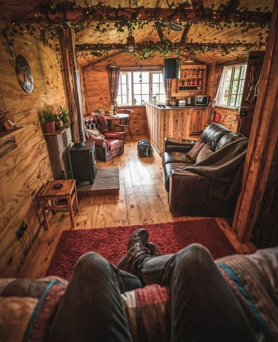 cozy rustic cabin