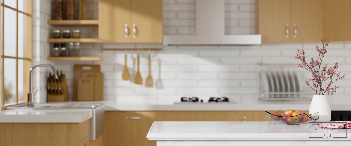 how to decorate kitchen counters