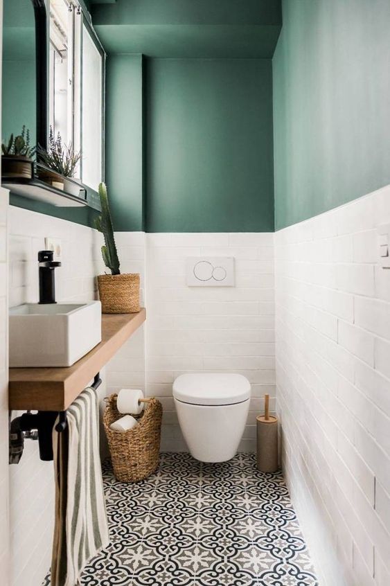narrow bathroom design