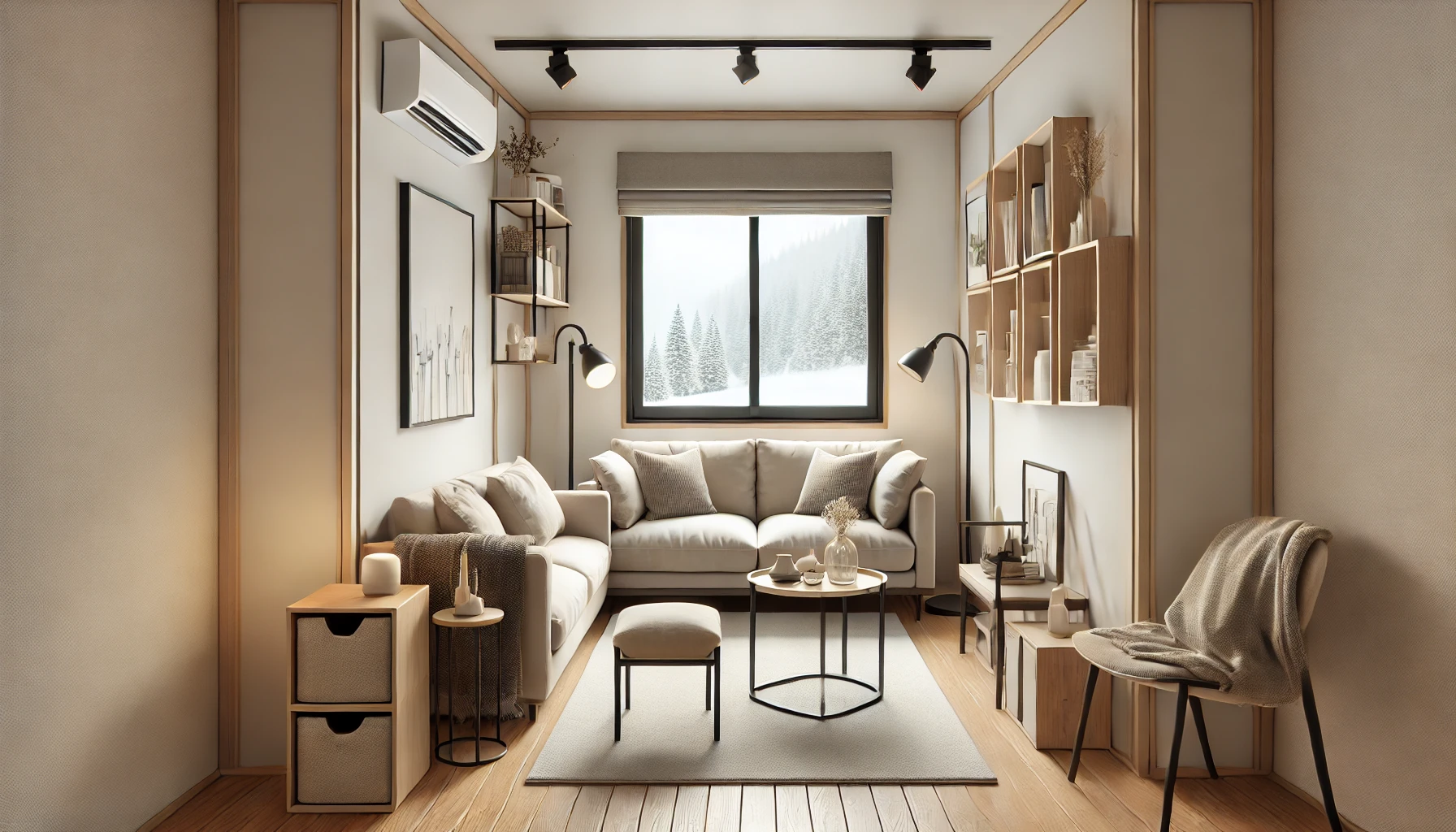 tiny living room