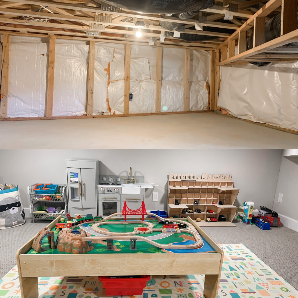 toy storage crawl space