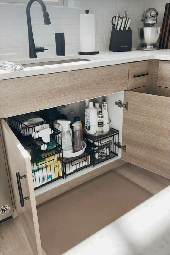 under bathroom sink storage