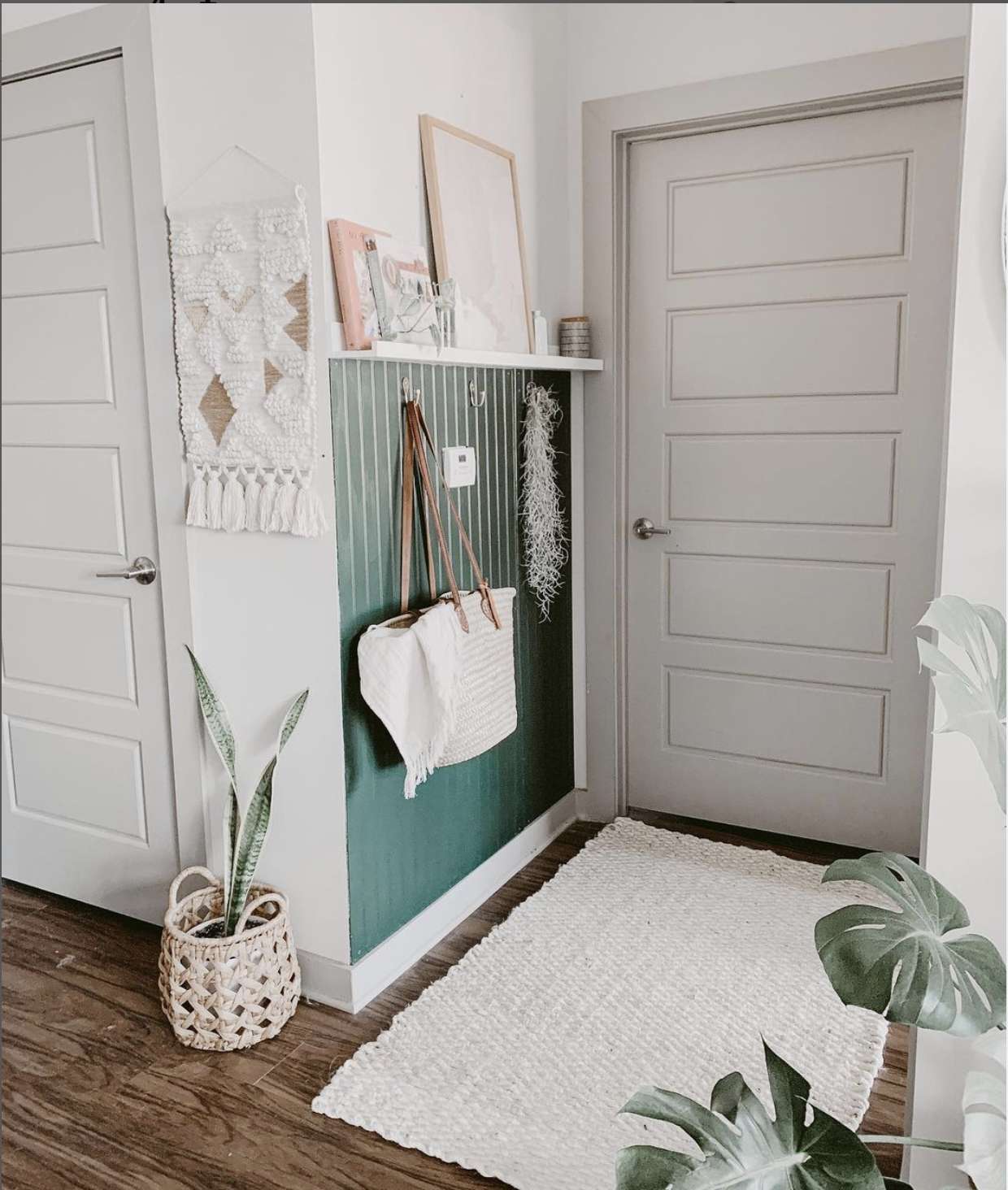 Accent Wall in small entryway