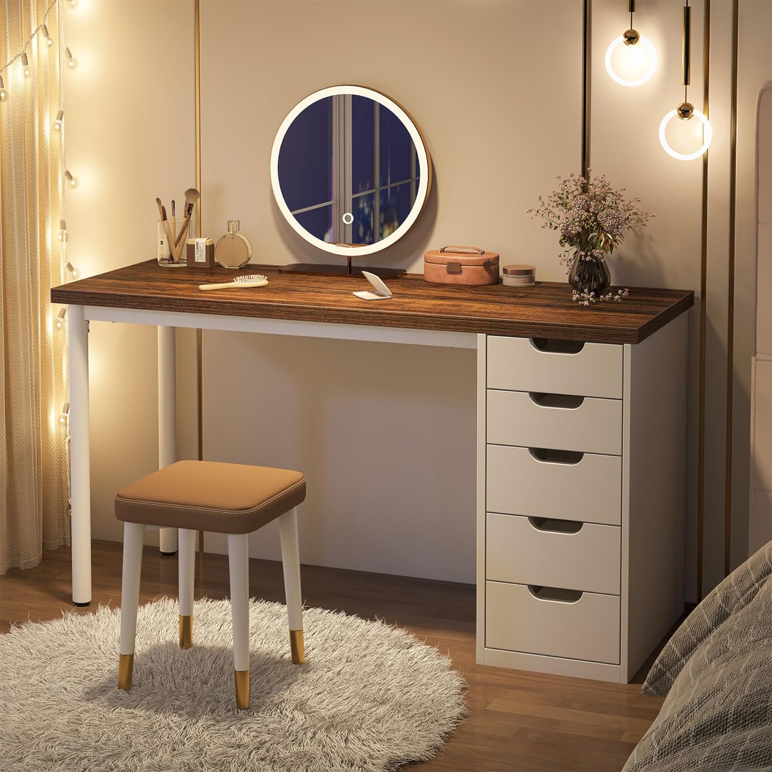 Desk with Drawers