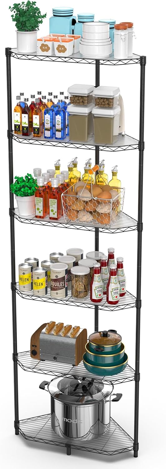 Tiered Corner Rack