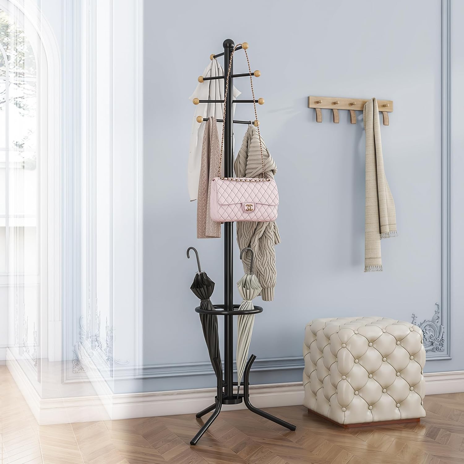 Umbrella Stand and Coat Rack
