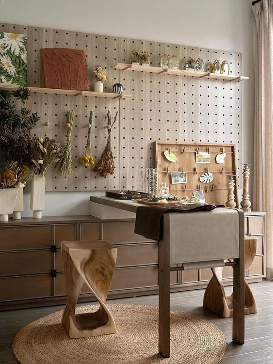 Wall-Mounted art Supply Organizer