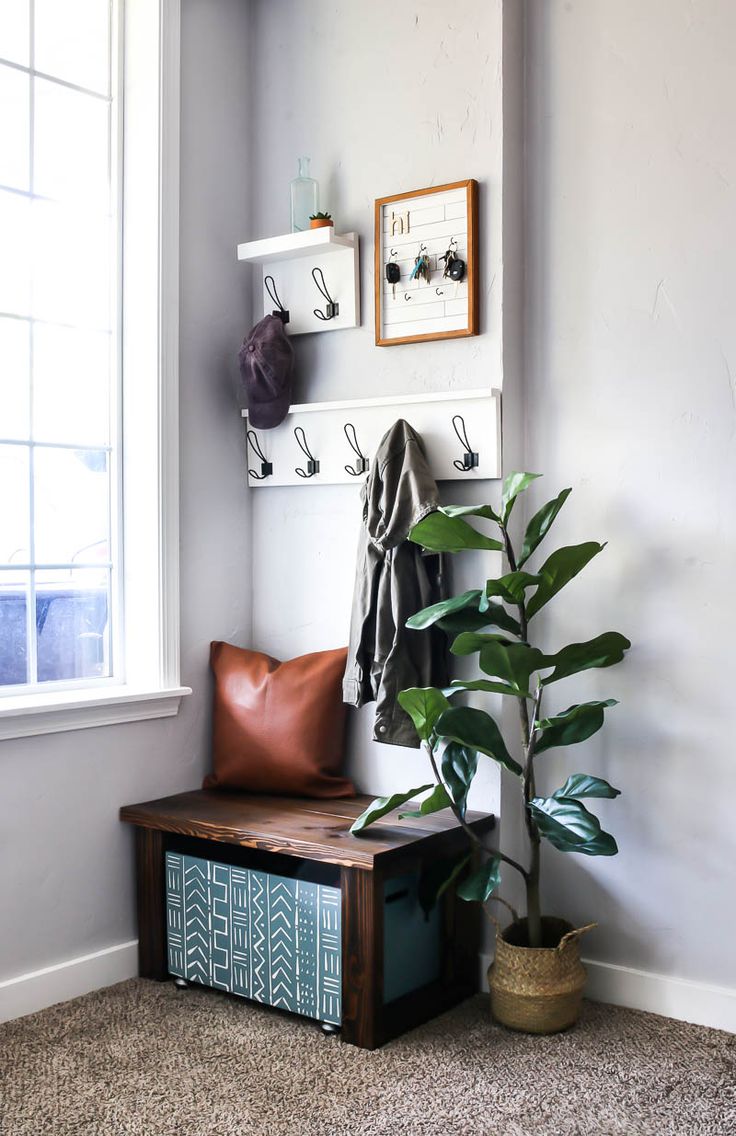 plants in small entryway