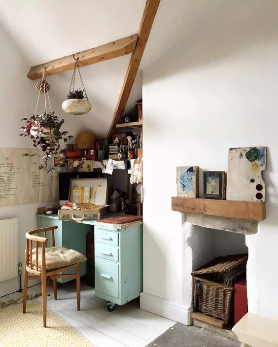 small art studio storage idea