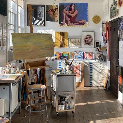 small art studio storage
