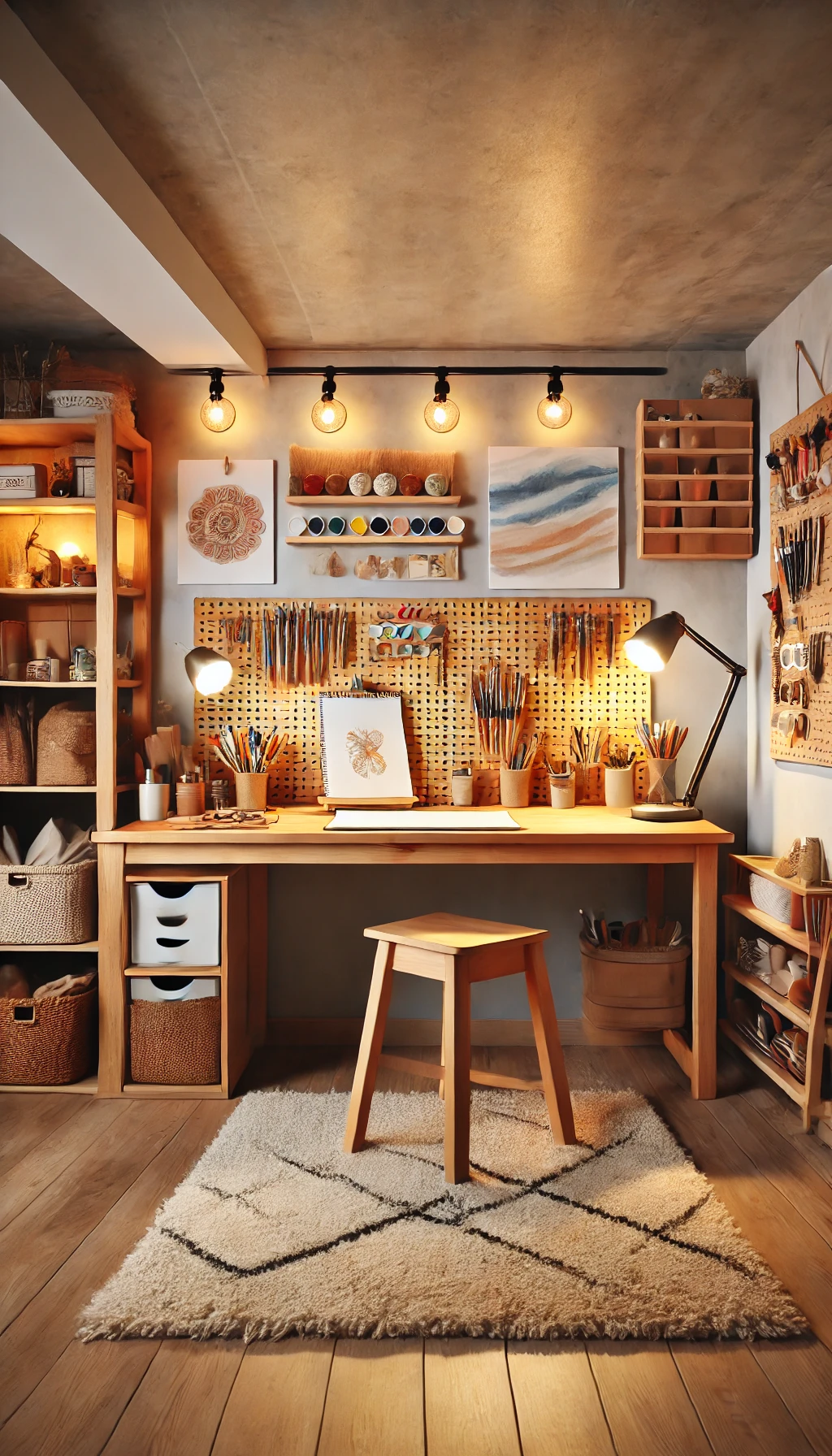 Art Studio in basement