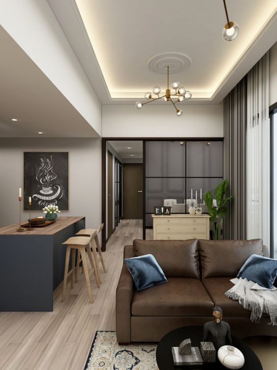 ceiling in small living room