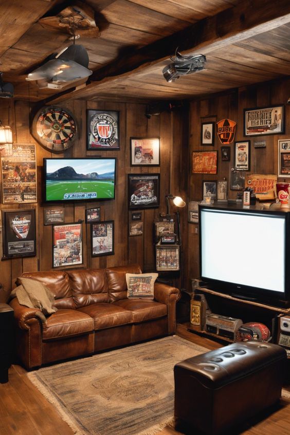 cozy man cave