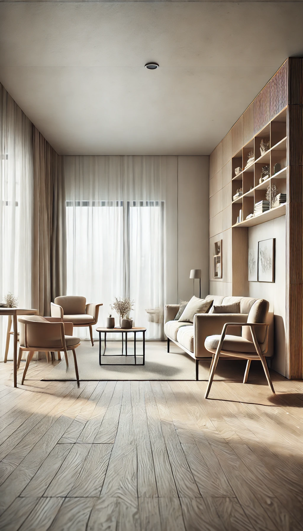 exposed legs furniture in living room