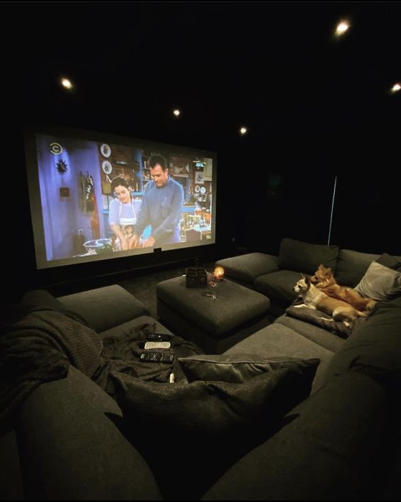 man cave home theatre