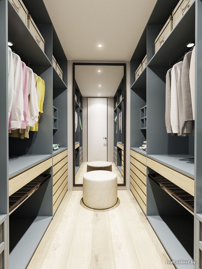 mirror in walk in closet