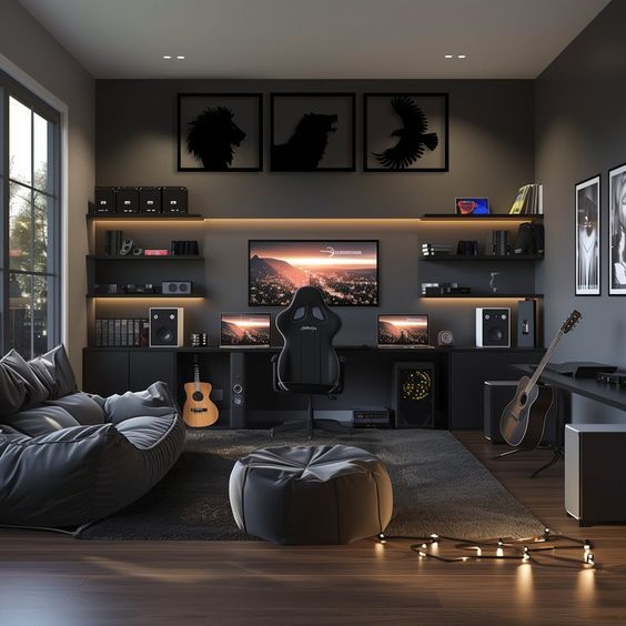 modern man cave