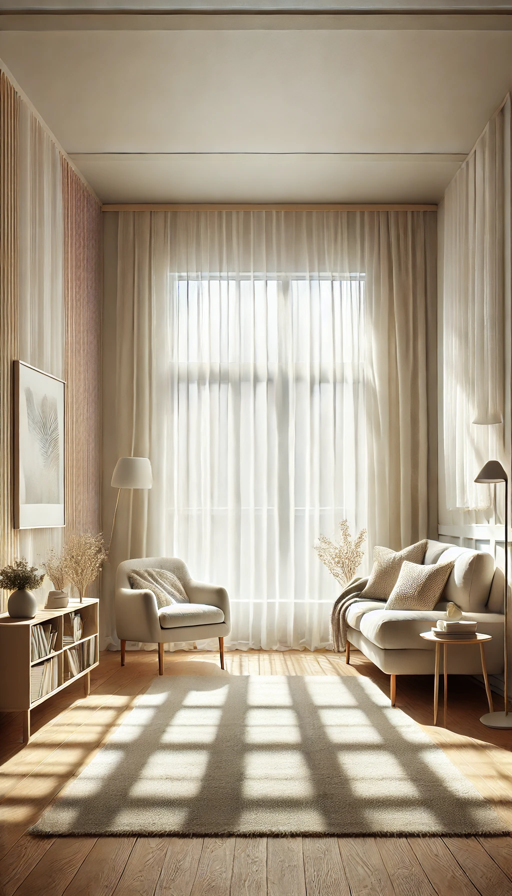 natural light in small living room