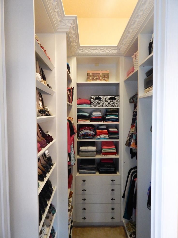 small walk in closet makeover