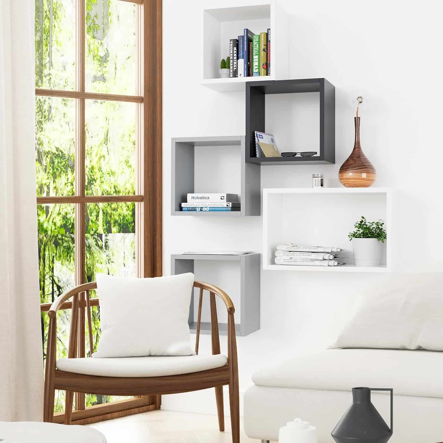 Kaboon Square Cube Shelves