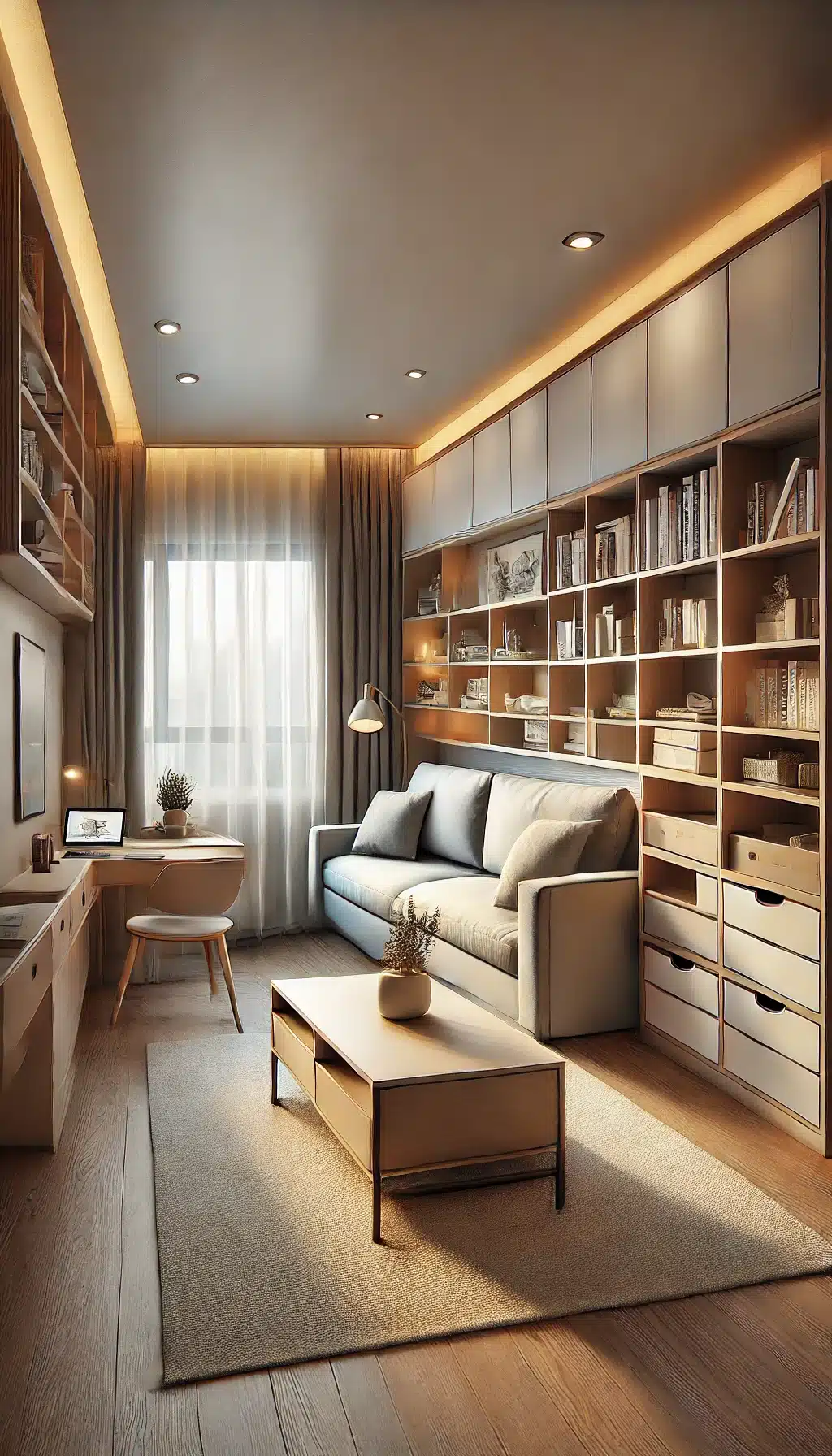 small home library