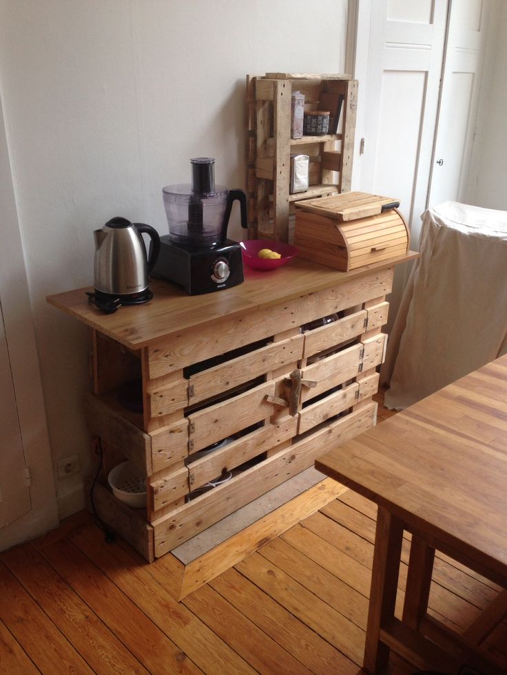 DIY Pallet Coffee Station