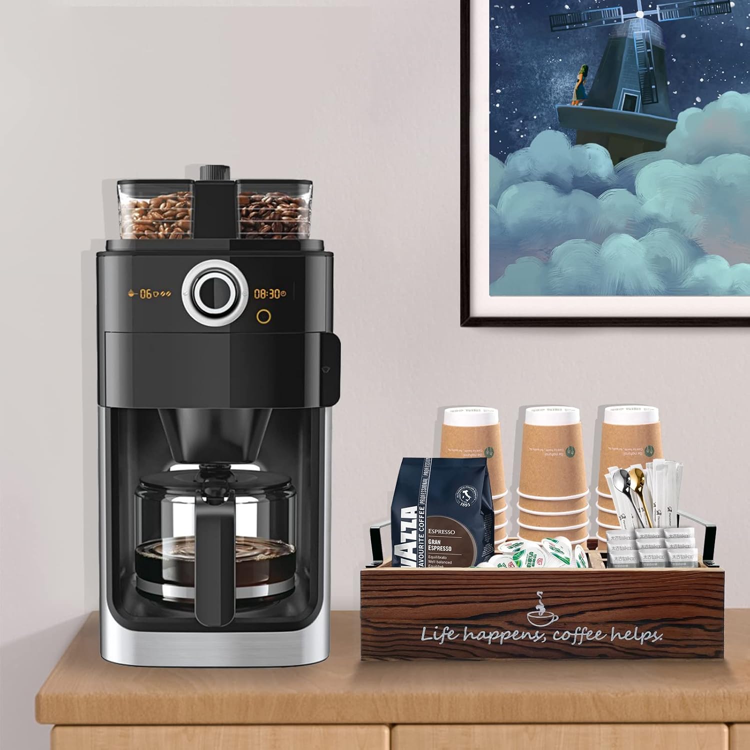 Ismosm Coffee Station Organizer
