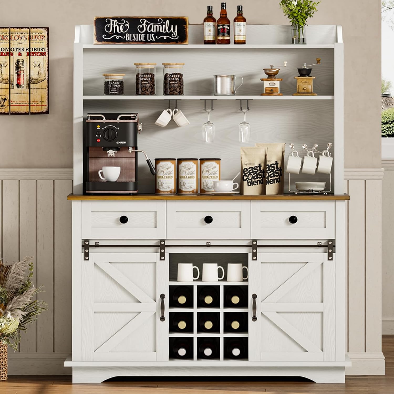 REVOMINCA Hutch Coffee Station