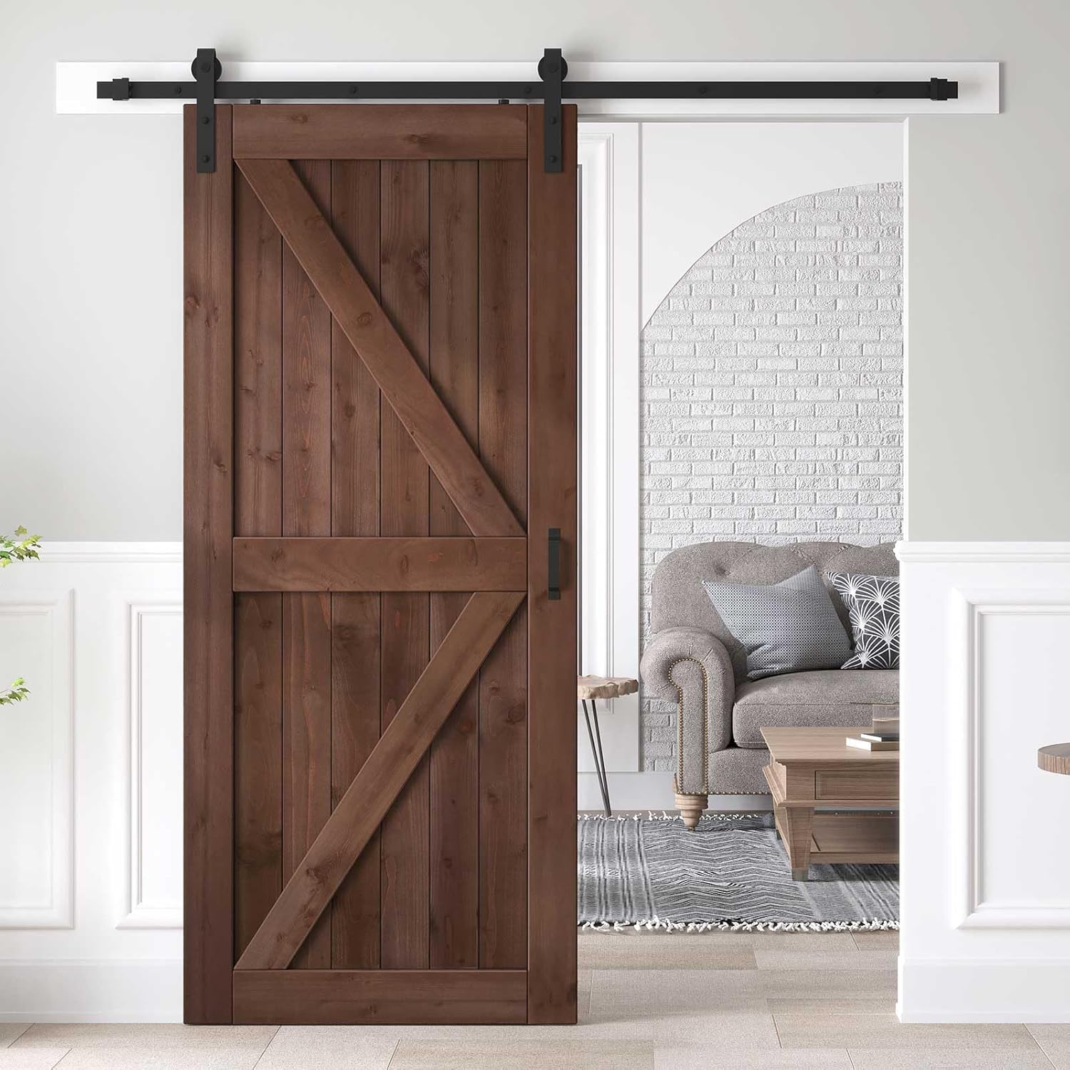 ROYMELO Sliding Barn Wood Door