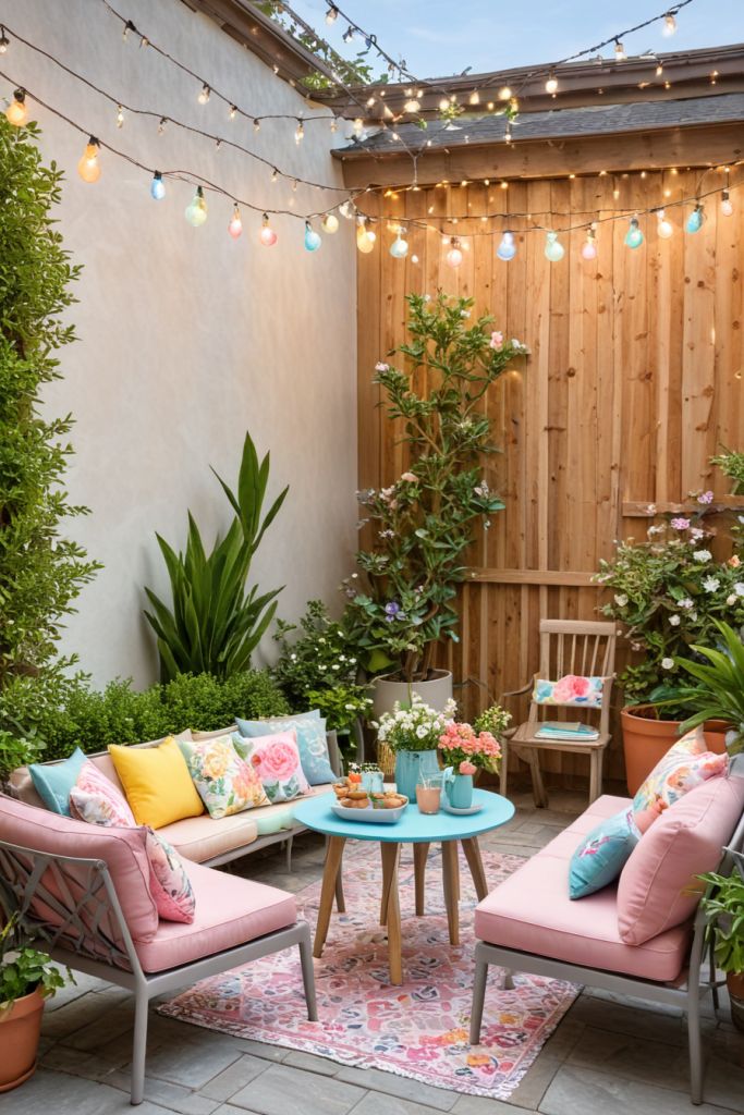 small patio outdoor patio ideas