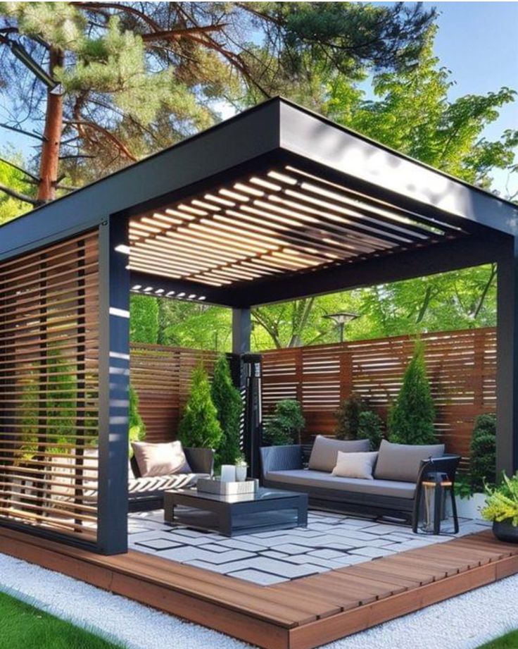 Pergola Pool House