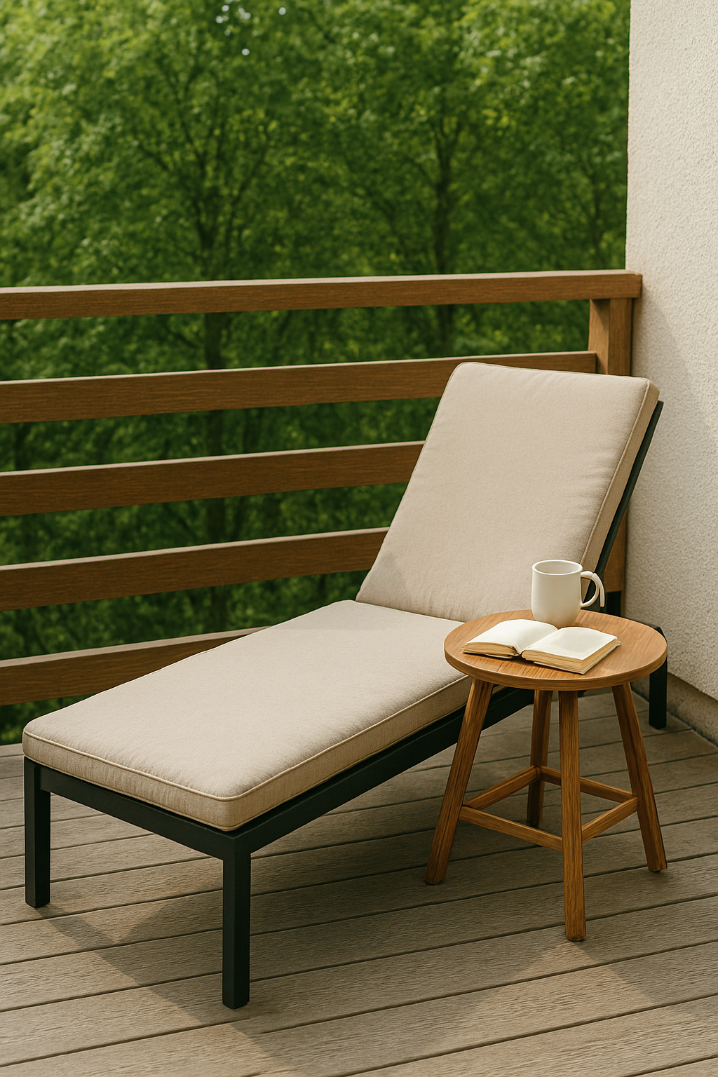 Lounge on a small deck