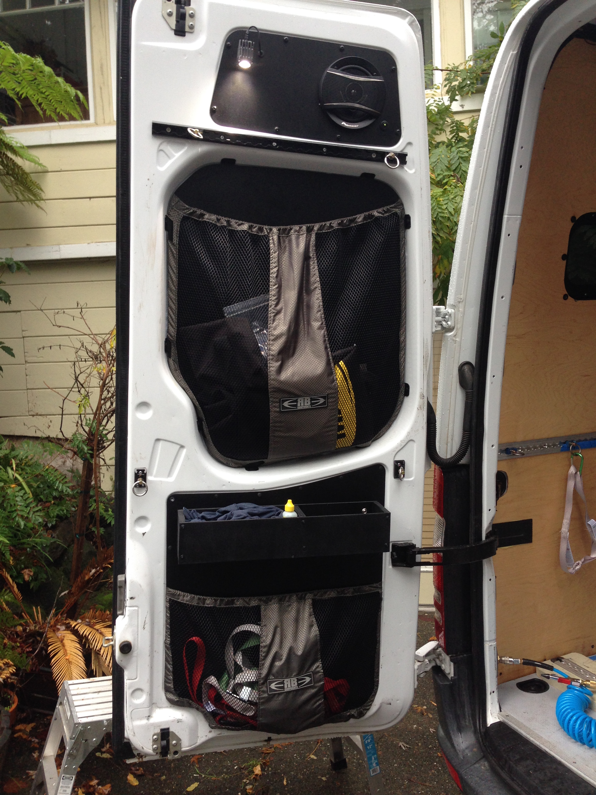 Camper Door Storage Pockets