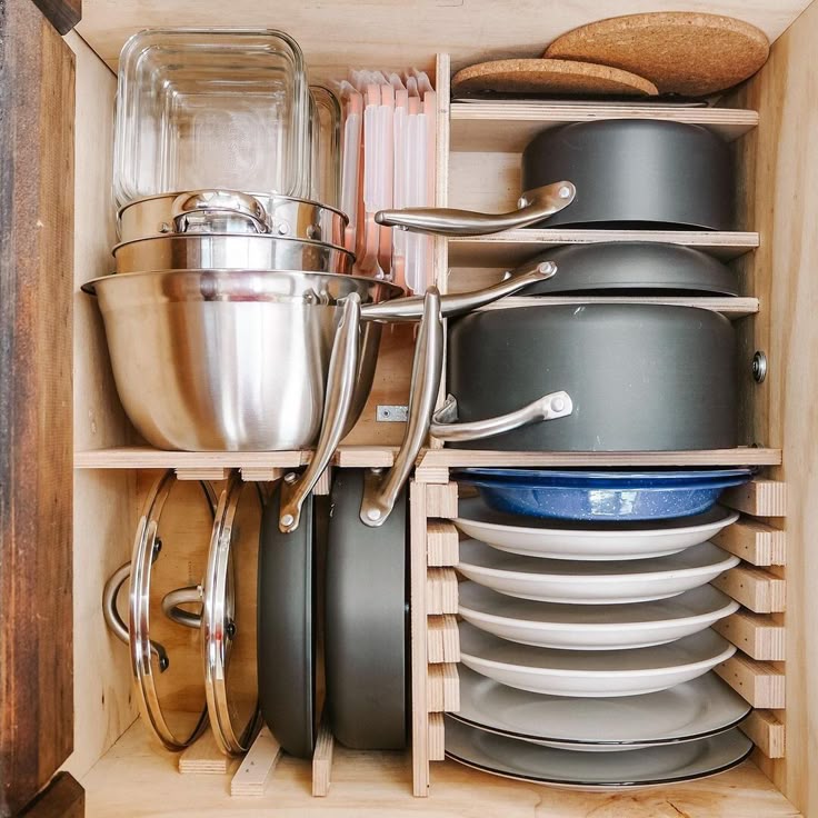 DIY Kitchen Cabinet Separators